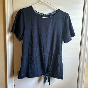 Navy blue Nautica short sleeve T-shirt